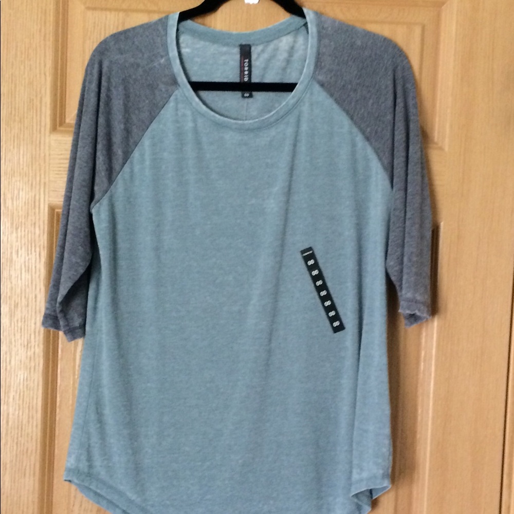 NWT! Torrid baseball burnout tee